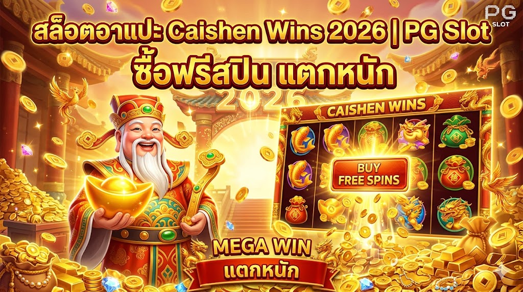 สล็อตอาแปะ Caishen Wins 2026 | PG Slot ซื้อฟรีสปิน แตกหนัก