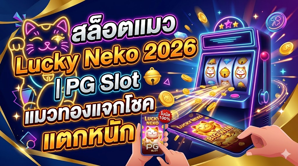 สล็อตแมว Lucky Neko 2026 | PG Slot แมวทองแจกโชค แตกหนัก