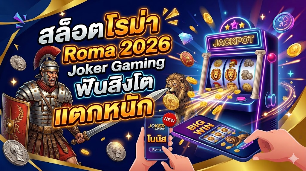 สล็อตโรม่า Roma 2026 | Joker Gaming ฟันสิงโต แตกหนัก