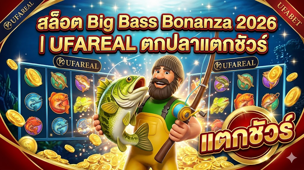 สล็อต Big Bass Bonanza 2026 | UFAREAL ตกปลาแตกชัวร์