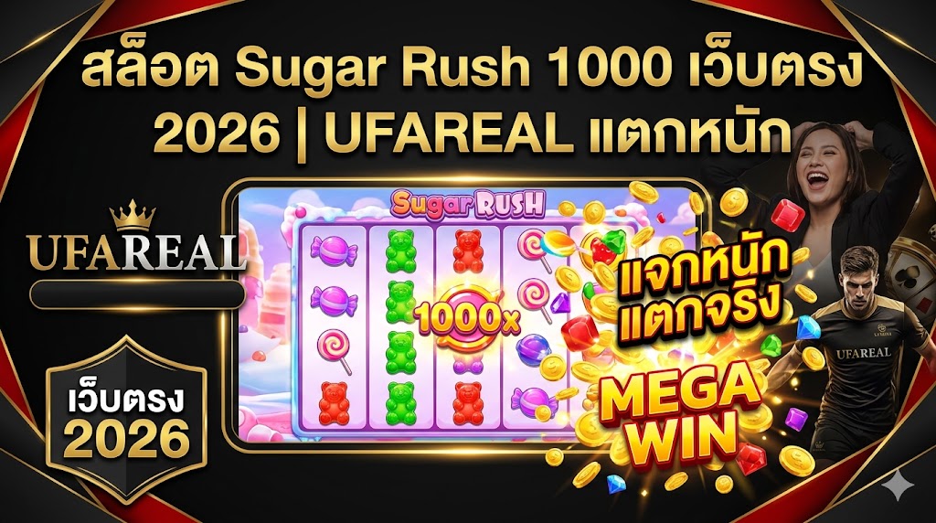 สล็อต Sugar Rush 1000 เว็บตรง 2026 | UFAREAL แตกหนัก