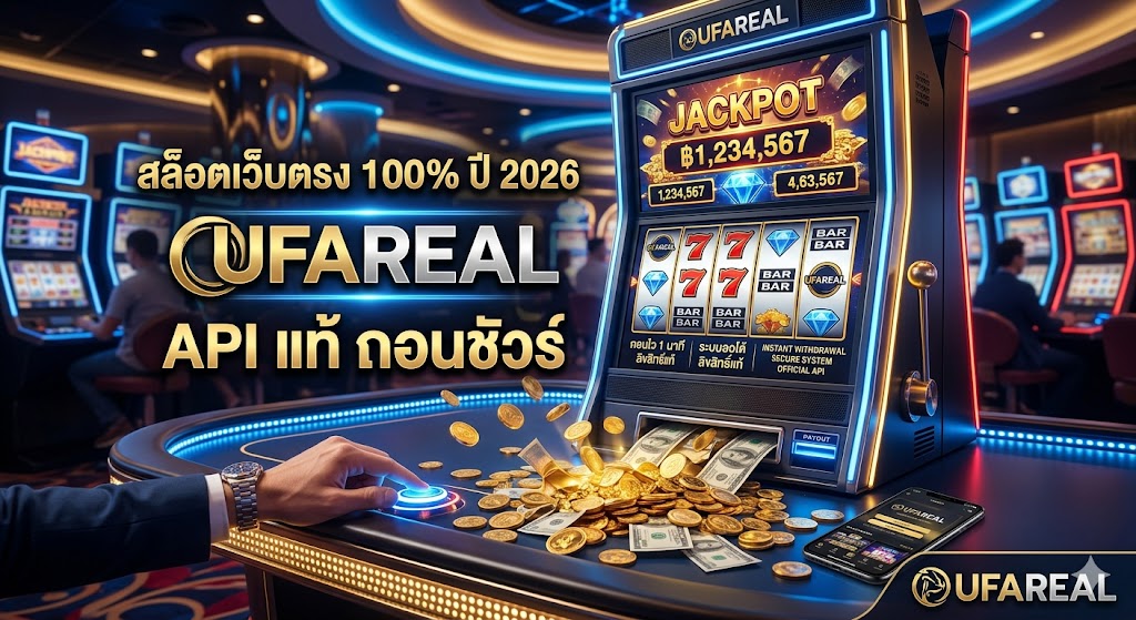 สล็อตเว็บตรง 100% ปี 2026 | UFAREAL API แท้ ถอนชัวร์