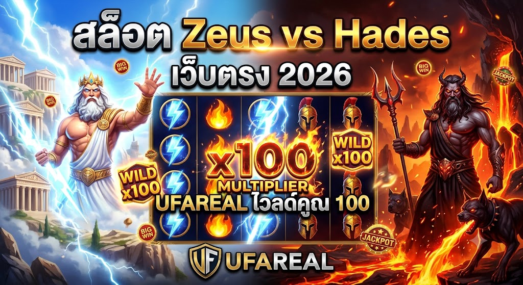 สล็อต Zeus vs Hades เว็บตรง 2026 | UFAREAL ไวลด์คูณ 100